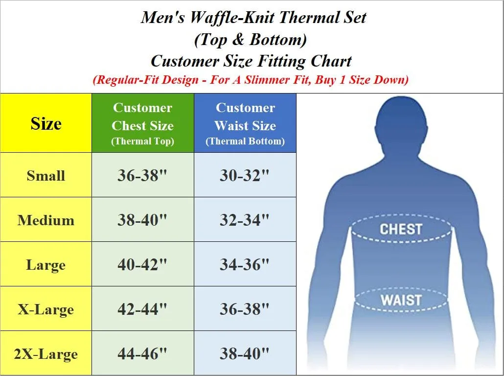 2-Piece Lightweight Thermal Set Of Both A Thermal Top And Bottom