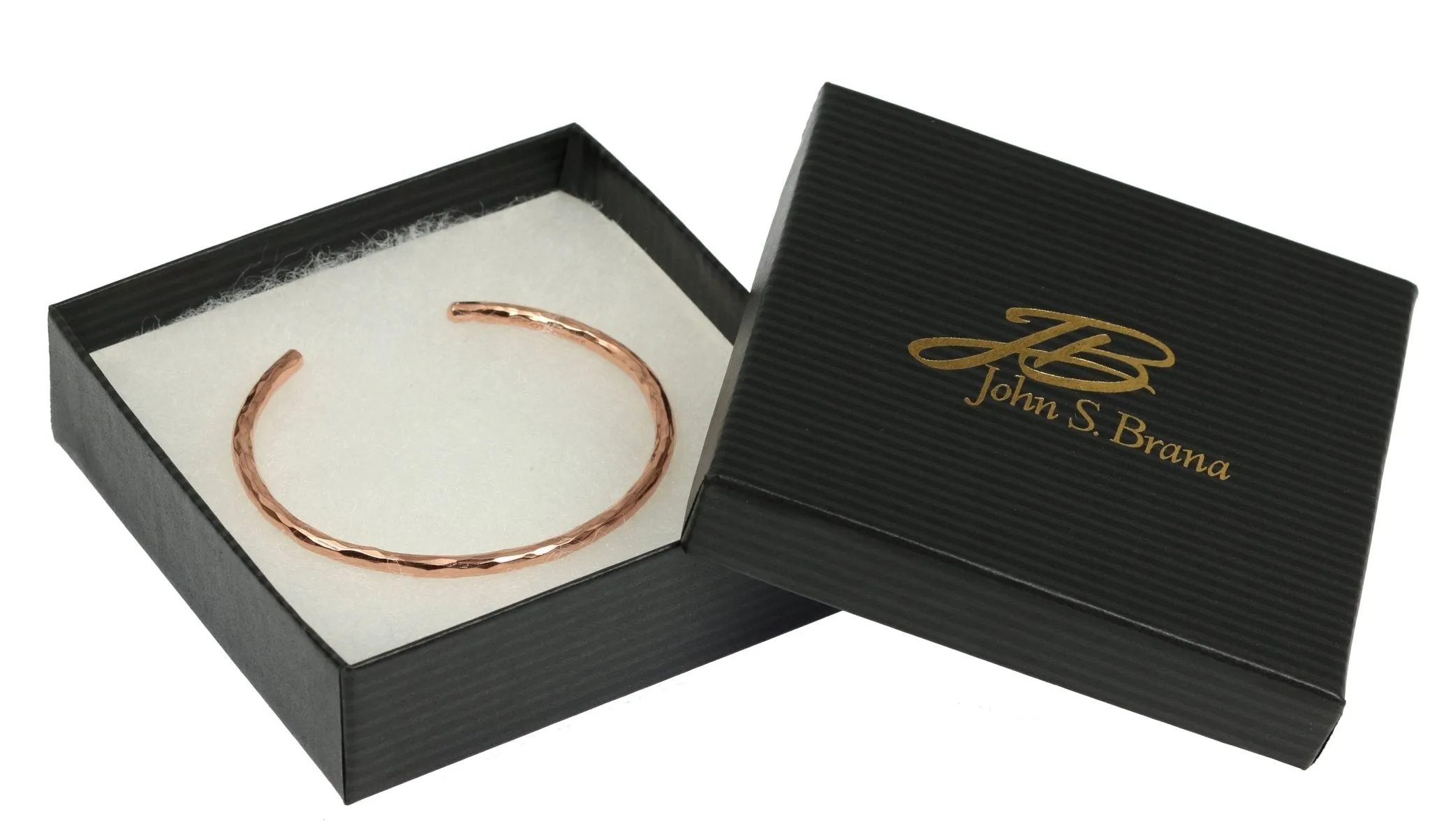 3mm Wide Hammered Copper Cuff Bracelet - Solid Copper Cuff