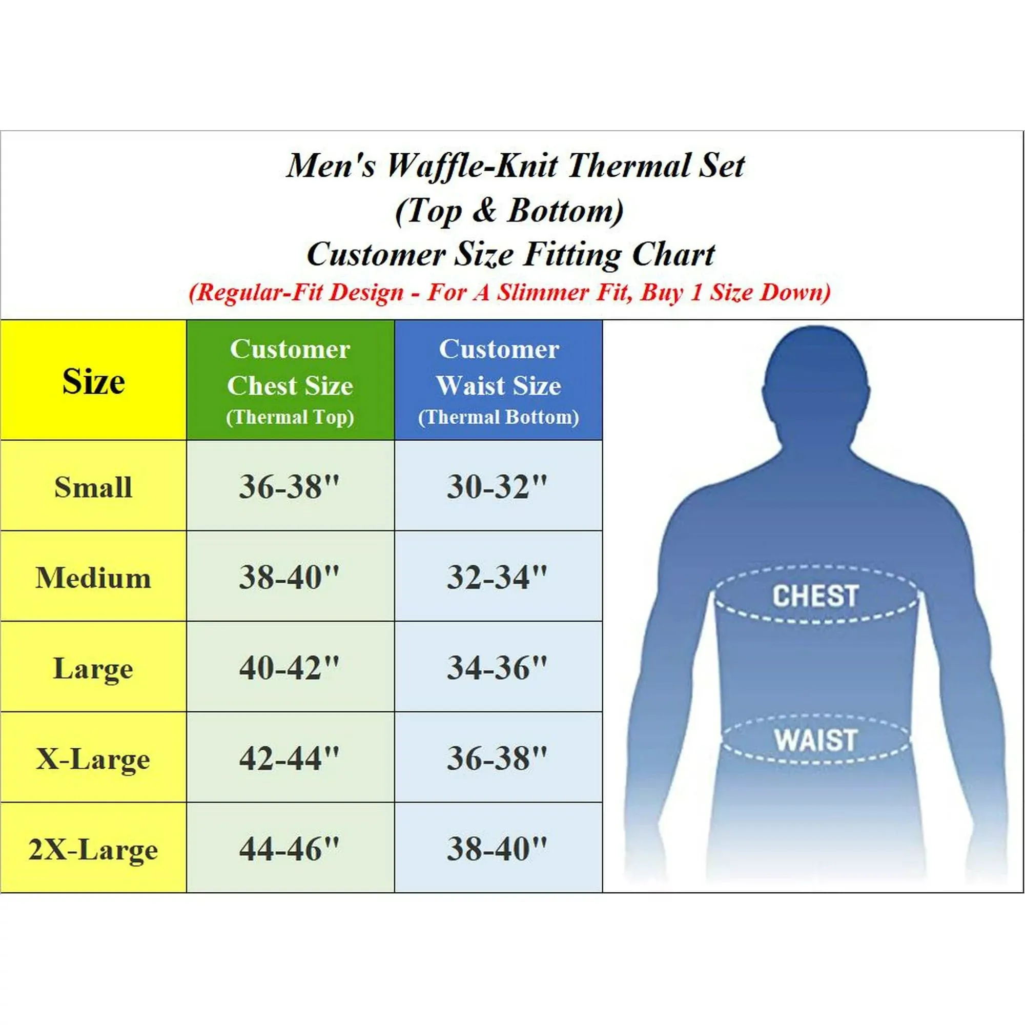 4-Piece Lightweight Thermal Set Of Both A Thermal Top And Bottom (2-Full Sets)