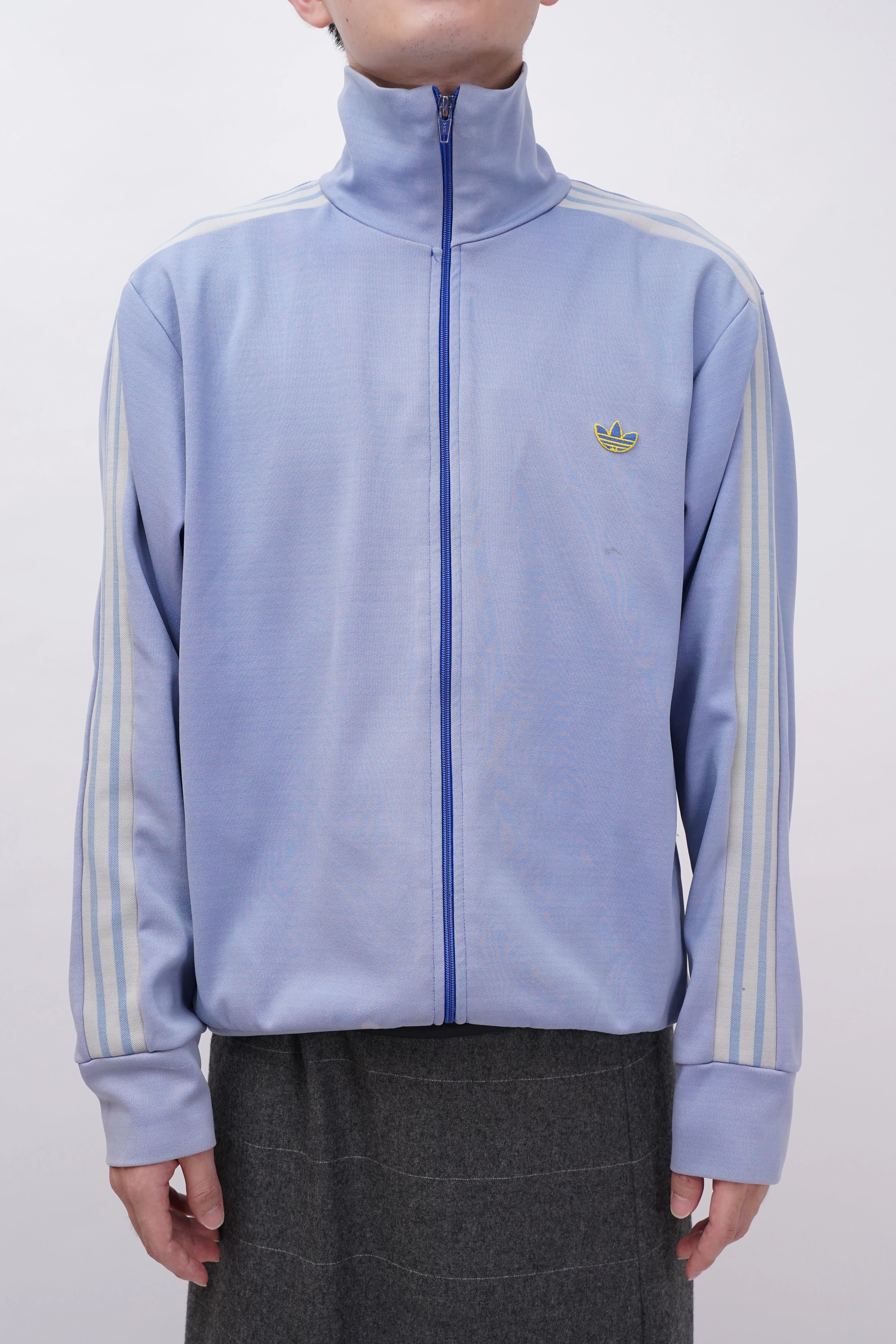 70's "adidas" -Nylon Jersey Track Jacket-