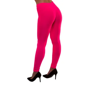 80's Neon Leggings Hot Pink