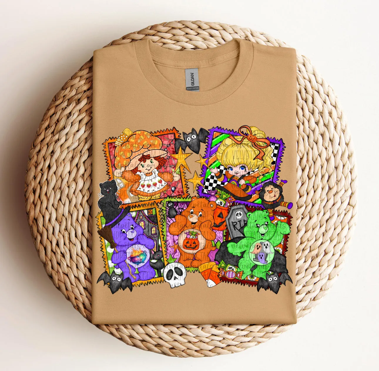 90's Nostalgia Doll and Bears Halloween Comfort Colors Shirt