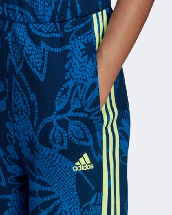 Adidas Farm Rio Wide-Leg Women Training Pant Blue/Lime Hi5234