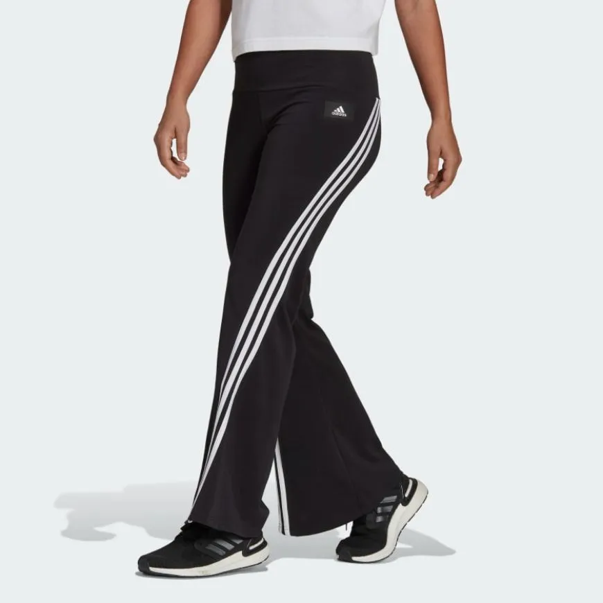 Adidas Sportswear Future Icons 3-Stripes Flare Women Lifestyle Pant Black/White