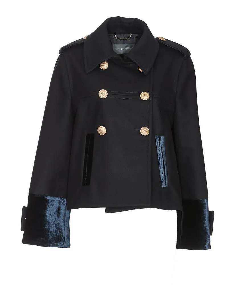 Alberta Ferretti Pea Coat