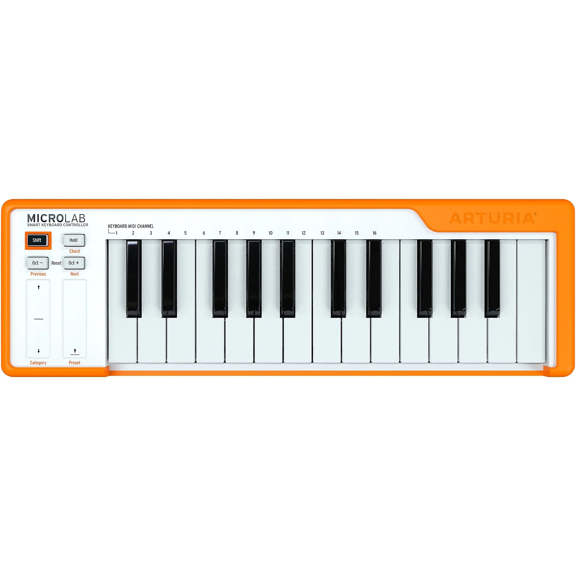 Arturia MicroLab Smart Keyboard Controller Orange 25 Key