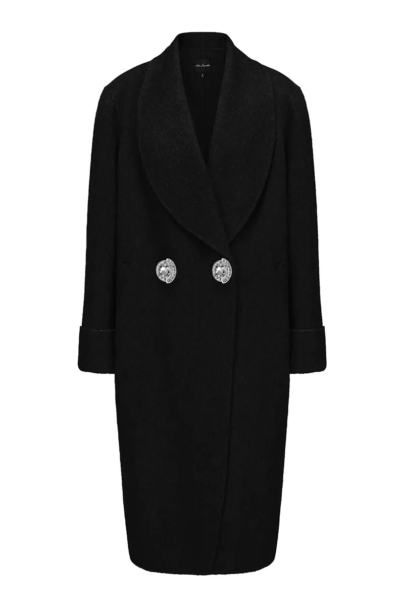 AUDRINA COAT IN BLACK