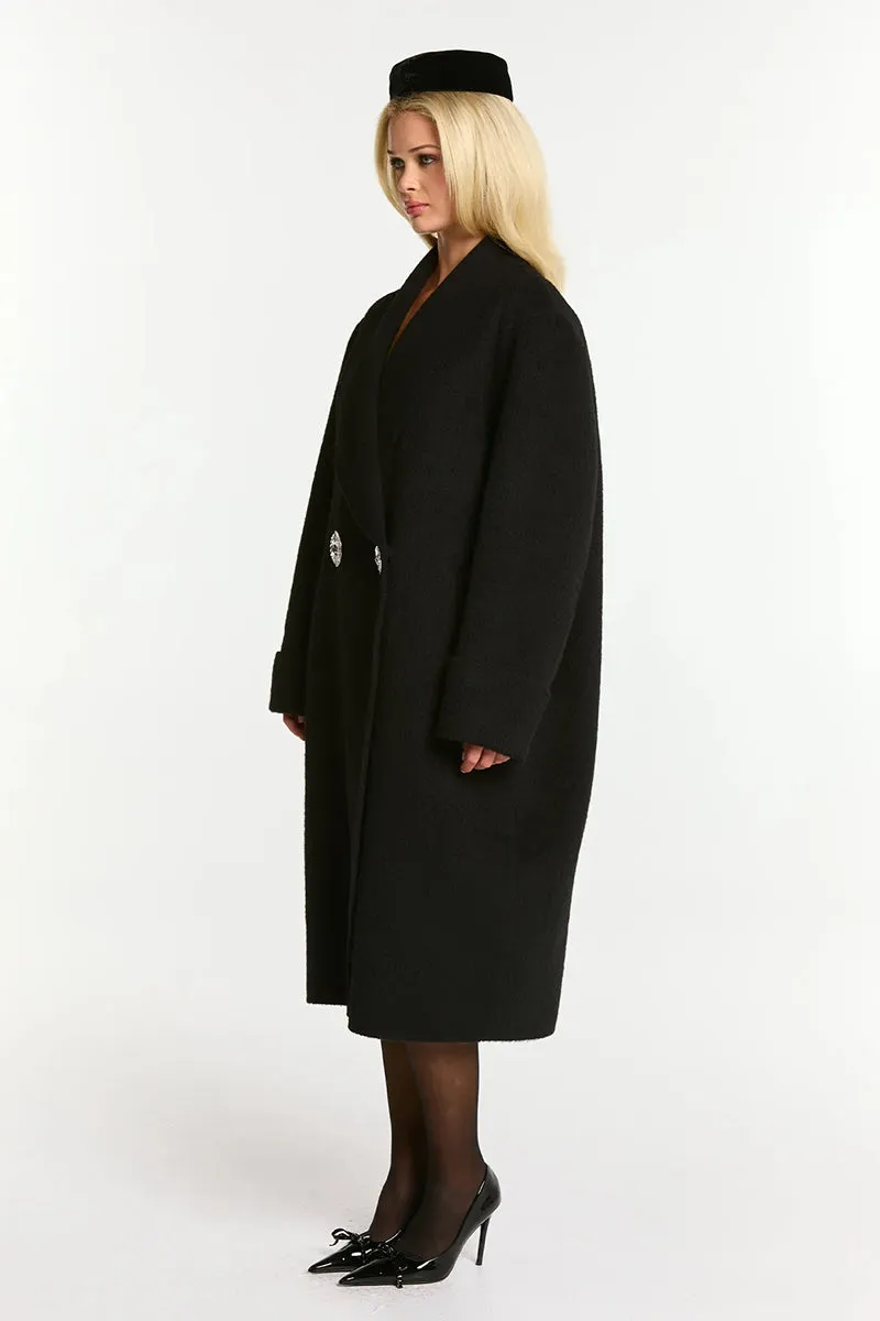 AUDRINA COAT IN BLACK