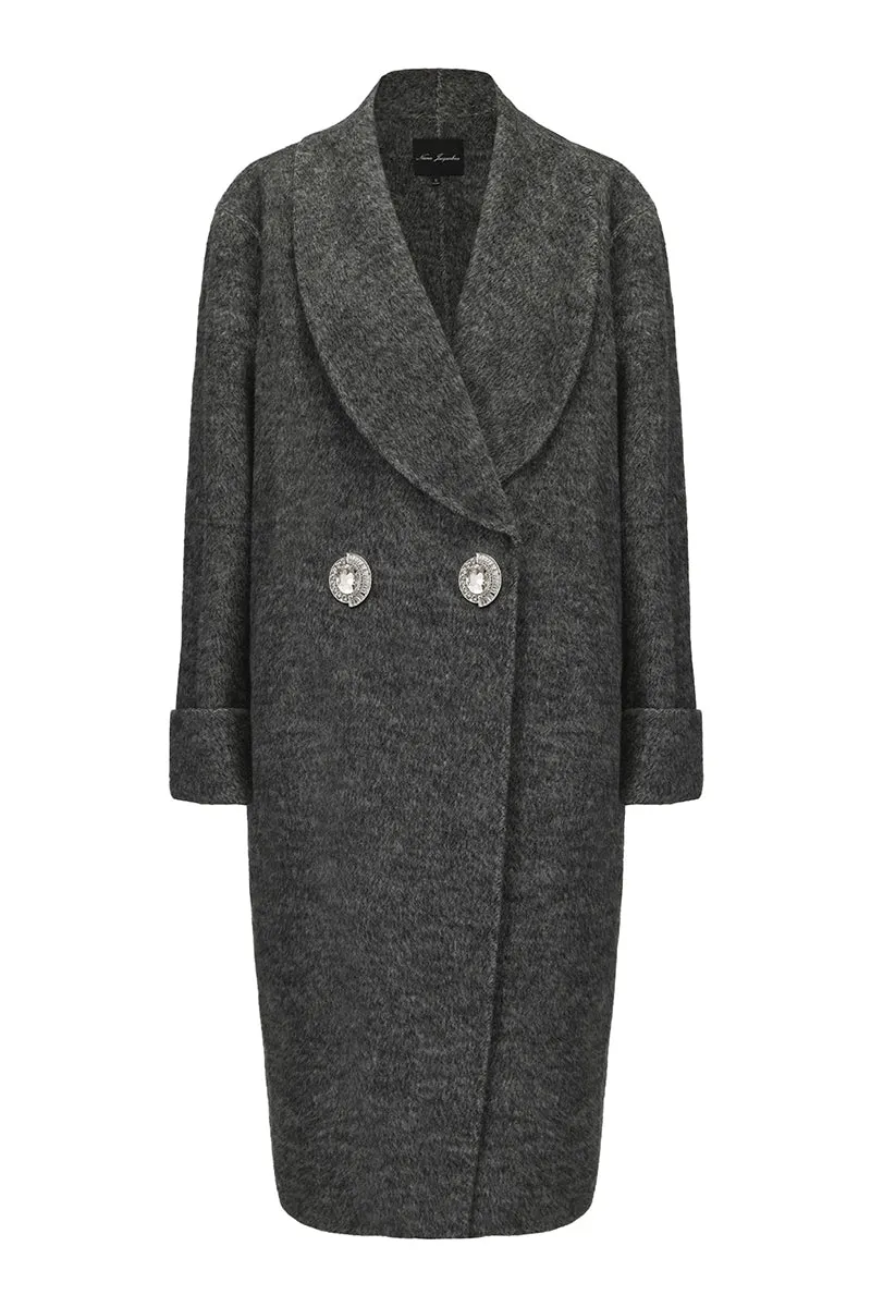 AUDRINA COAT IN GREY