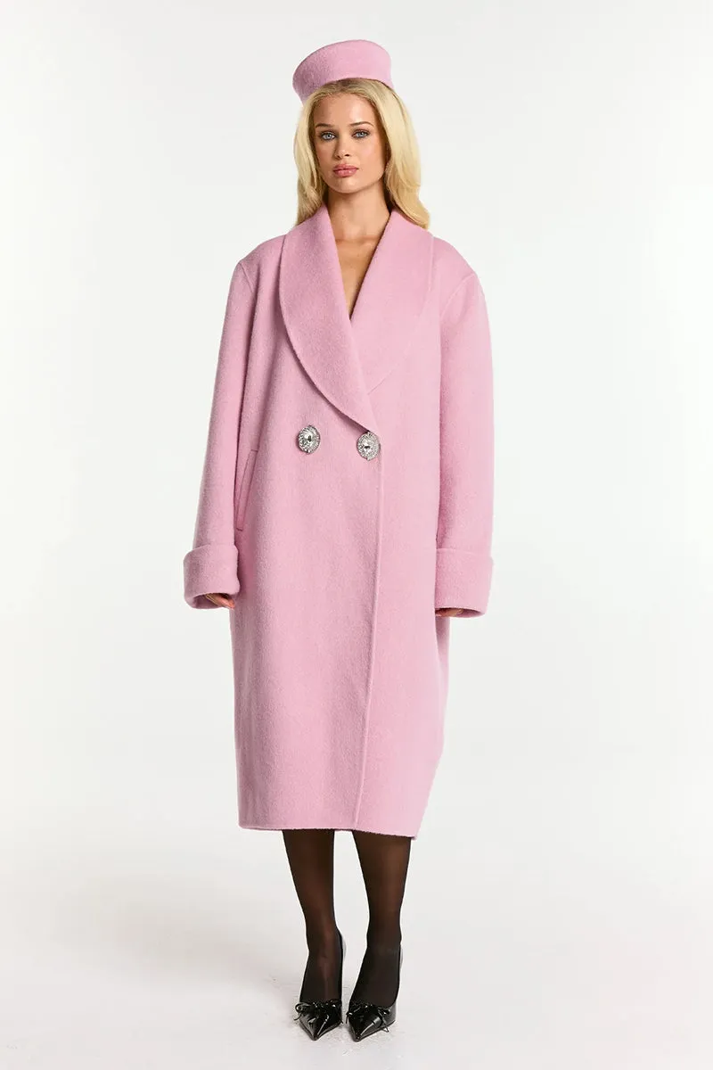 AUDRINA COAT IN PINK