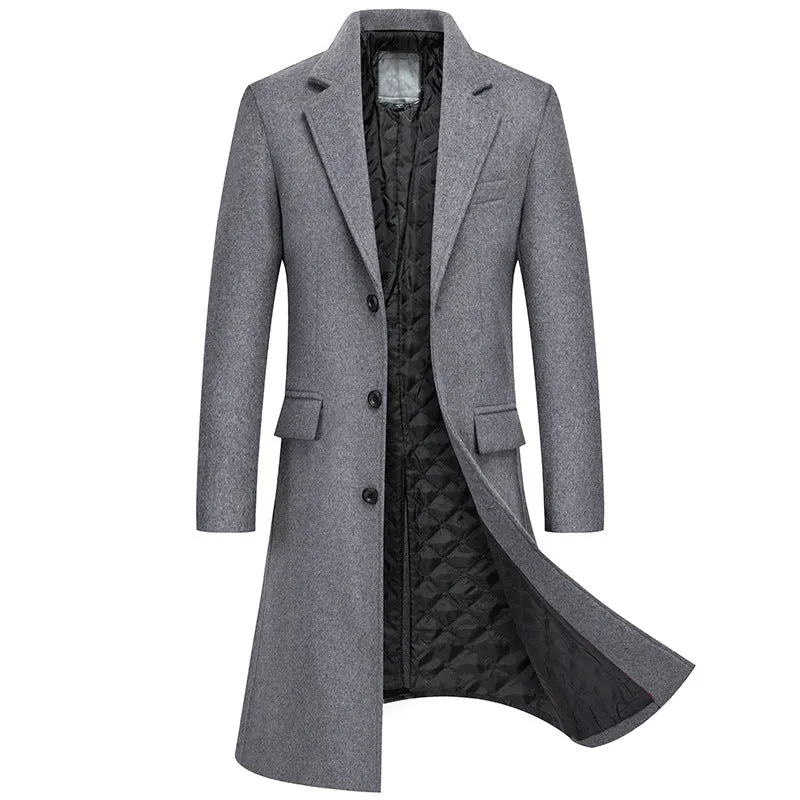 Autumn and Winter Retro Business British Long Coat