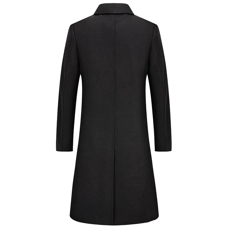 Autumn and Winter Retro Business British Long Coat