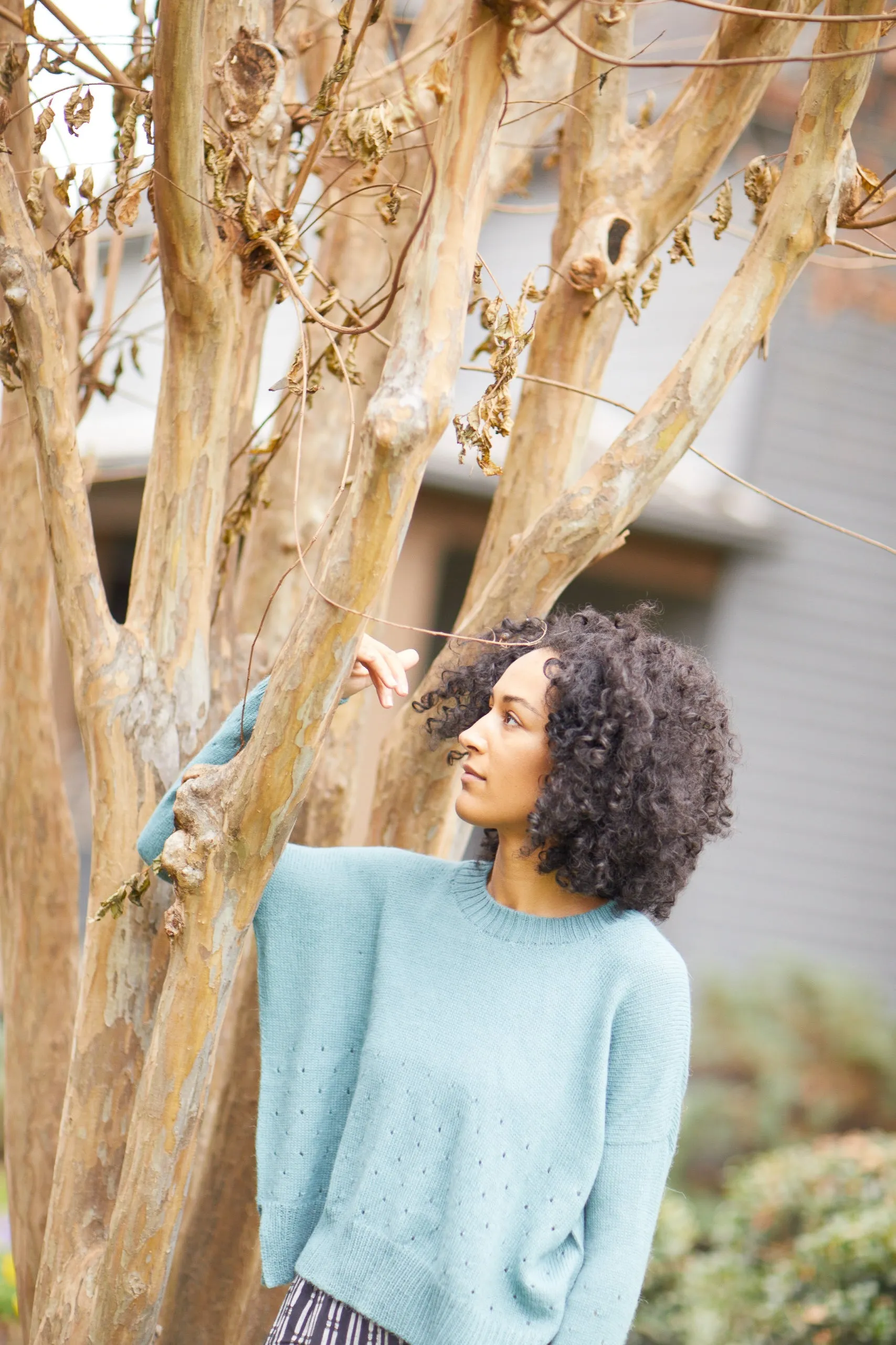 Baby Alpaca Pullover Sweater in Teal - Pre-Order 2/30