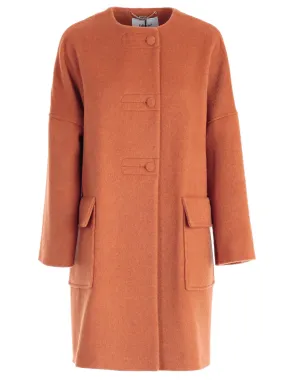 Blugirl Dropped Shoulder Pocket Coat