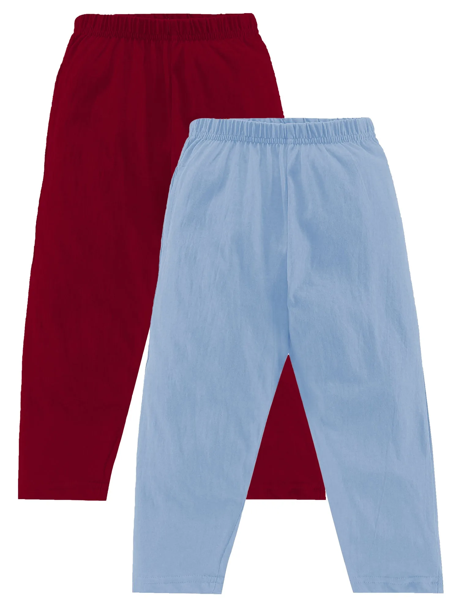 Boys Pack of 2 Cotton Solid Pajama With Single Pocket