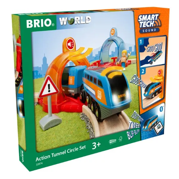 BRIO Smart Tech Sound Action Tunnel Circle Set 33974