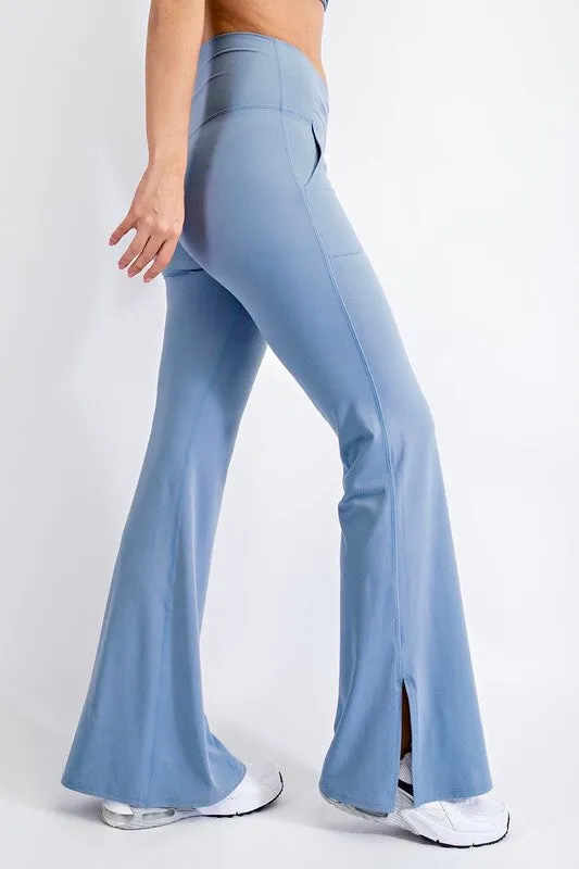 Butter Soft High Rise, Full Length V Flare Leggings