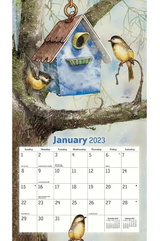 Calendar - Birdhouses