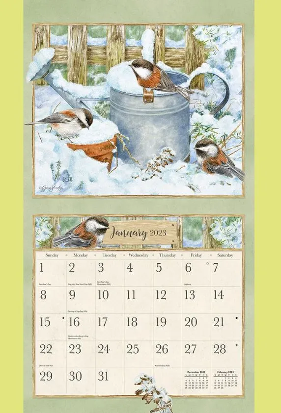 Calendar - Birds in the Garden