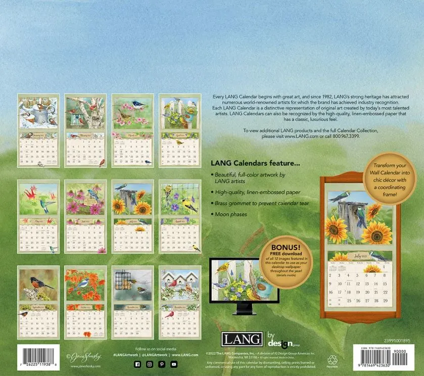 Calendar - Birds in the Garden