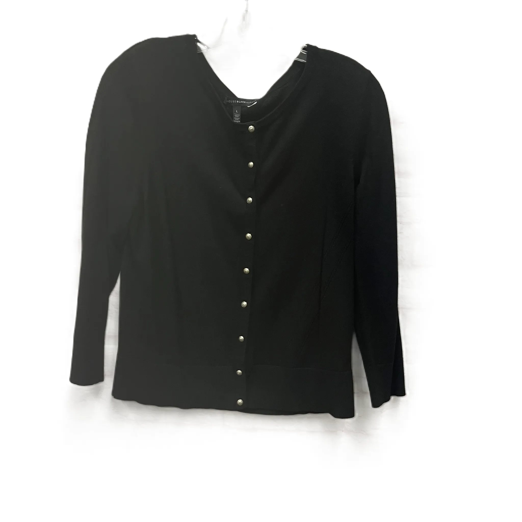 Cardigan By White House Black Market In Black, Size: L