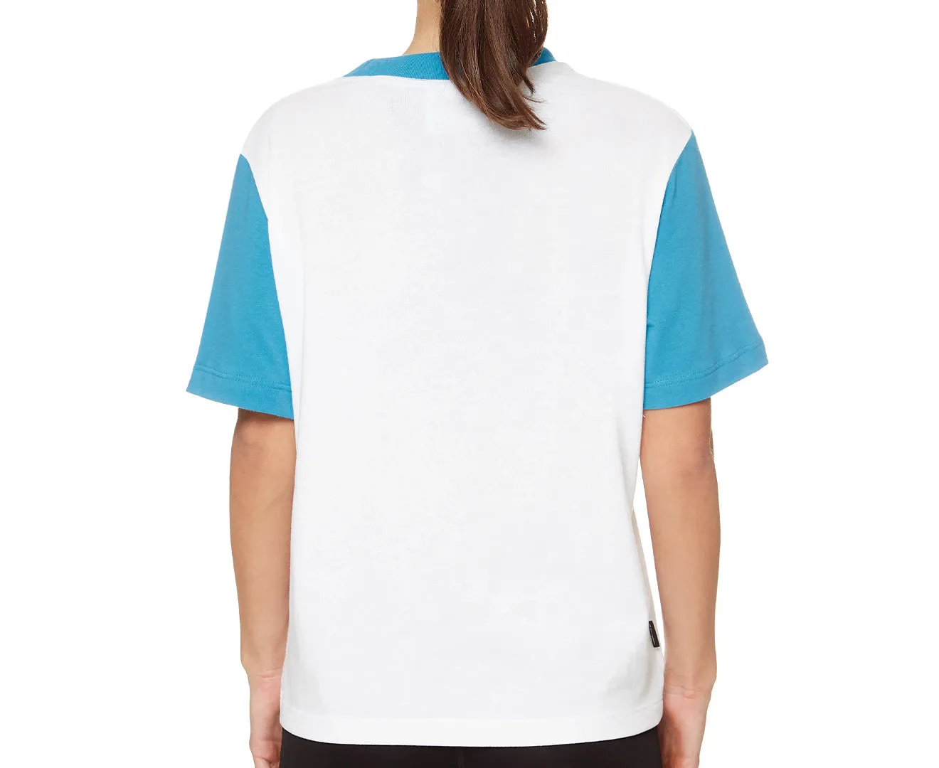 Champion Womens Sps Jersey Rag Script Tee - Blue