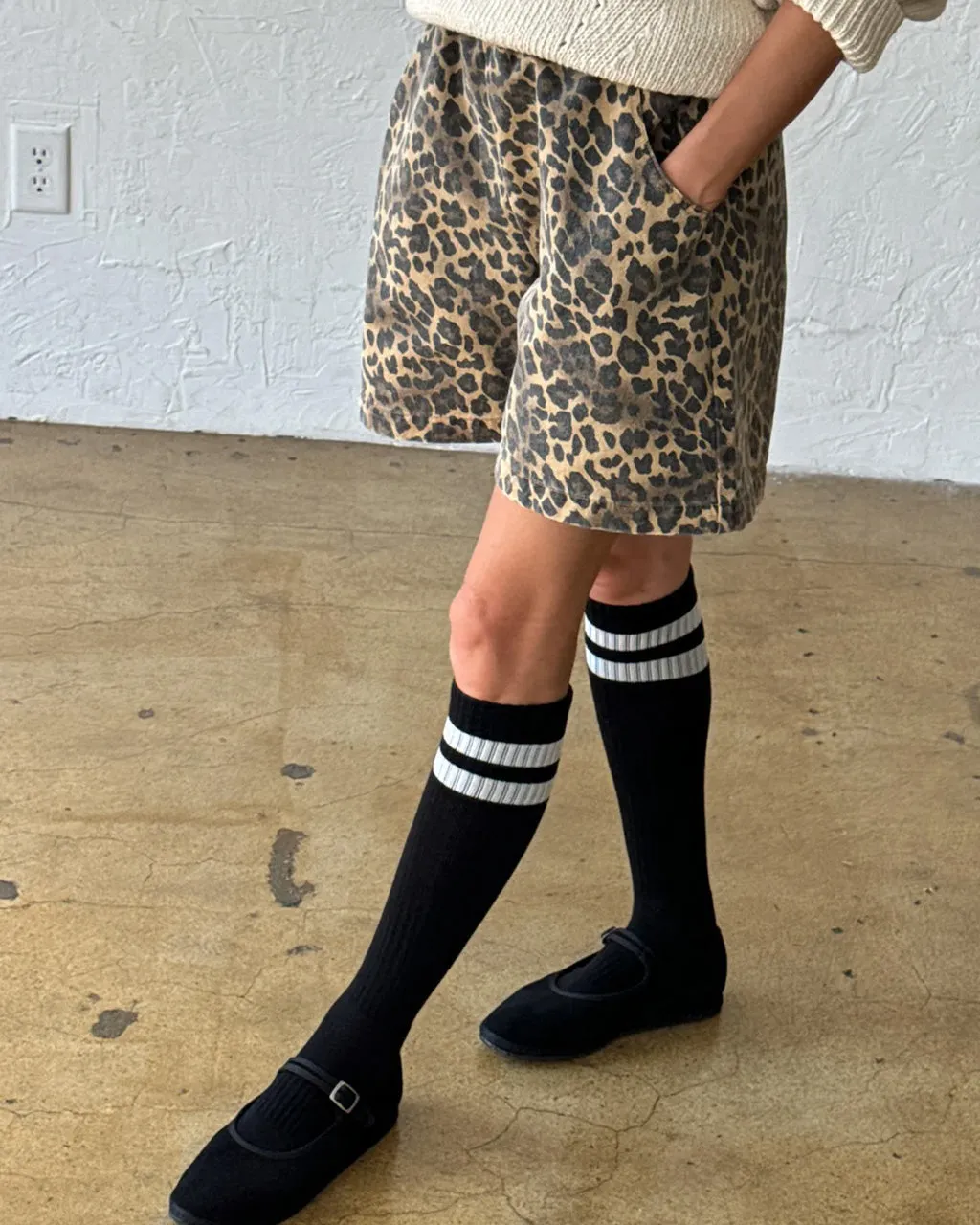 City Shorts - Leopard