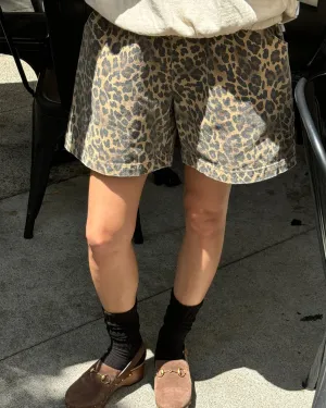 City Shorts - Leopard