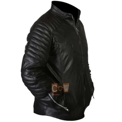 Clark Kent Superman Smallville Black/Red Leather Jacket