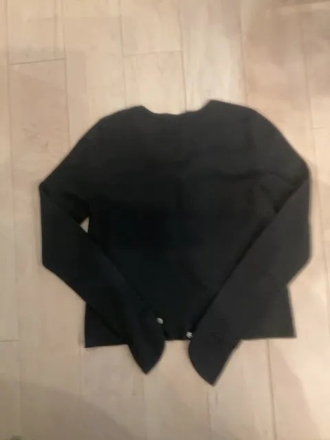 {{ClientCode}} BLACK ANN TAYLOR CARDIGAN, S