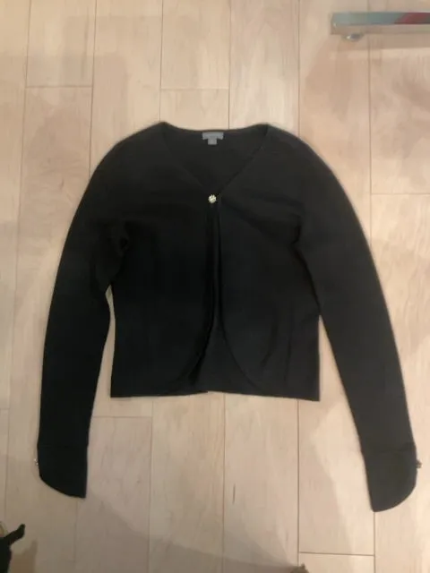 {{ClientCode}} BLACK ANN TAYLOR CARDIGAN, S