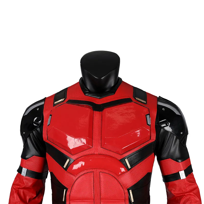 Deadpool 3 Cosplay Costume Samurai Deadpool Wade Wilson Red Suit Halloween Outfit