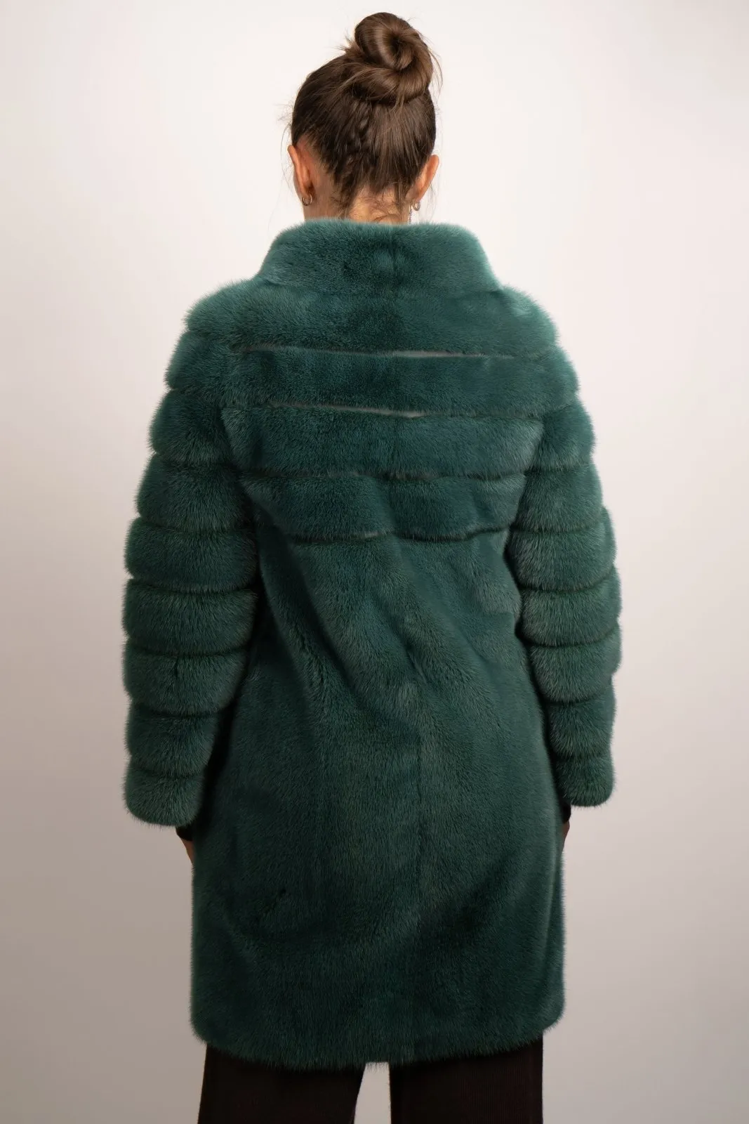 Deep Forest Mink Fur Coat