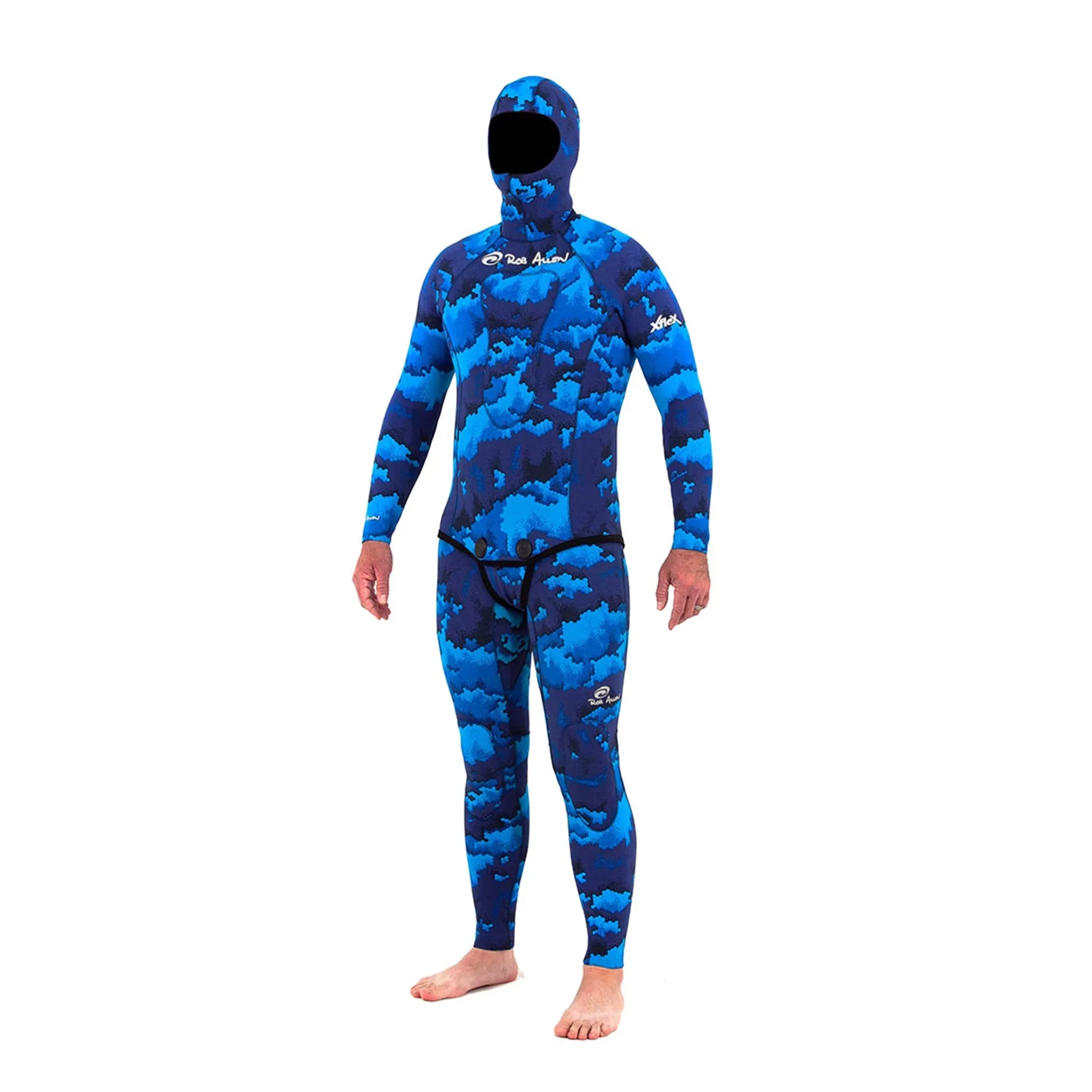 Digital 2mm Blue Camo Wetsuit