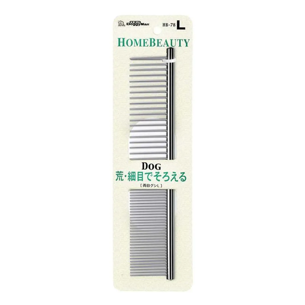 DoggyMan Home Beauty Fine & Coarse Teeth Comb For Cats & Dogs