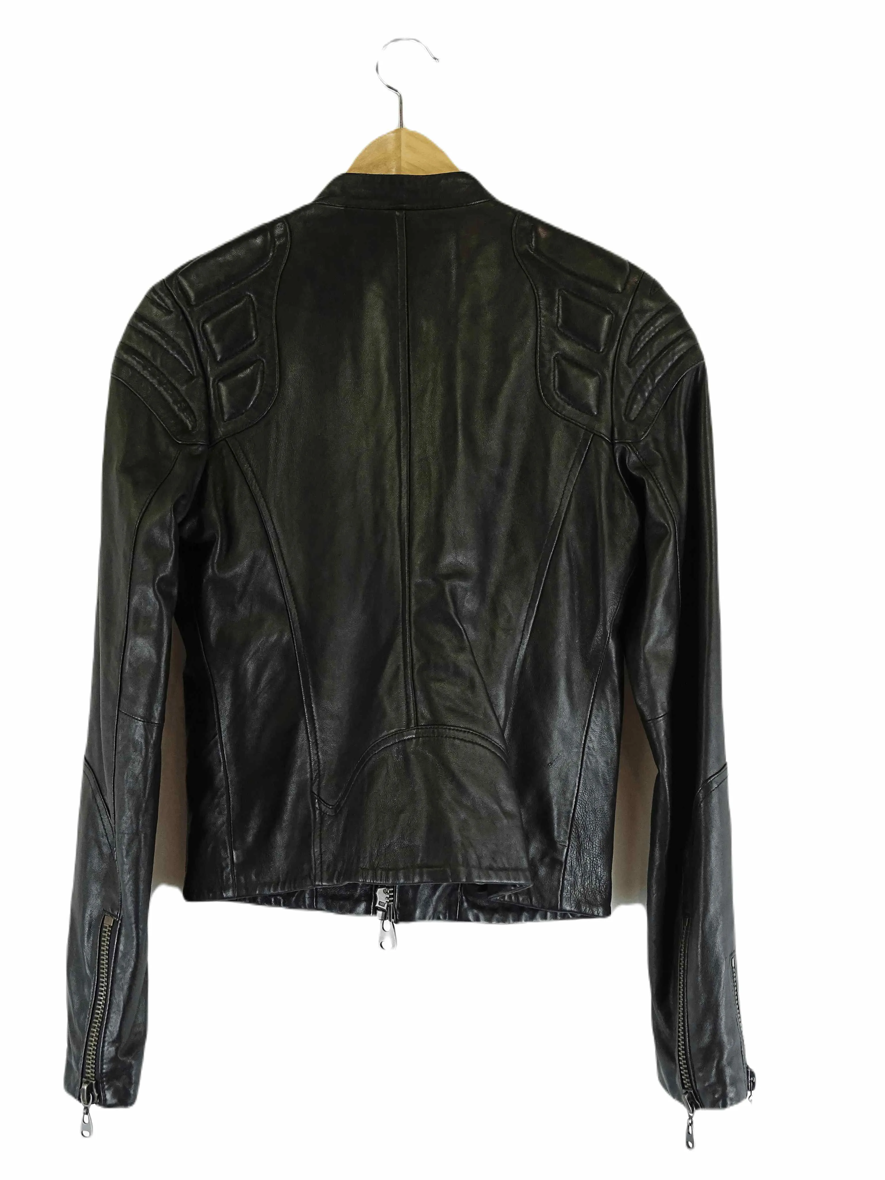 Doma Black Leather Jacket S