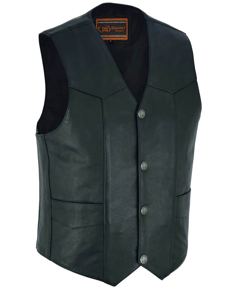 DS116 Advance Men's Buffalo Nickel Head Snap Vest