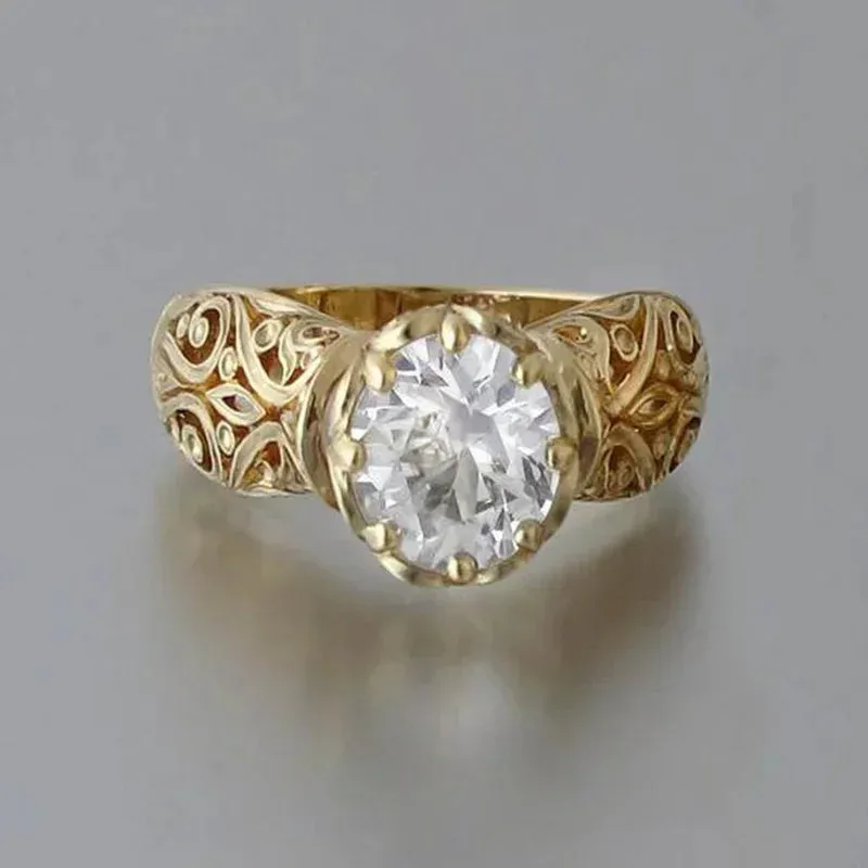 Elegant Kiwidress King Ring