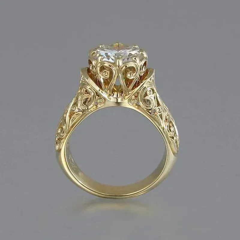 Elegant Kiwidress King Ring