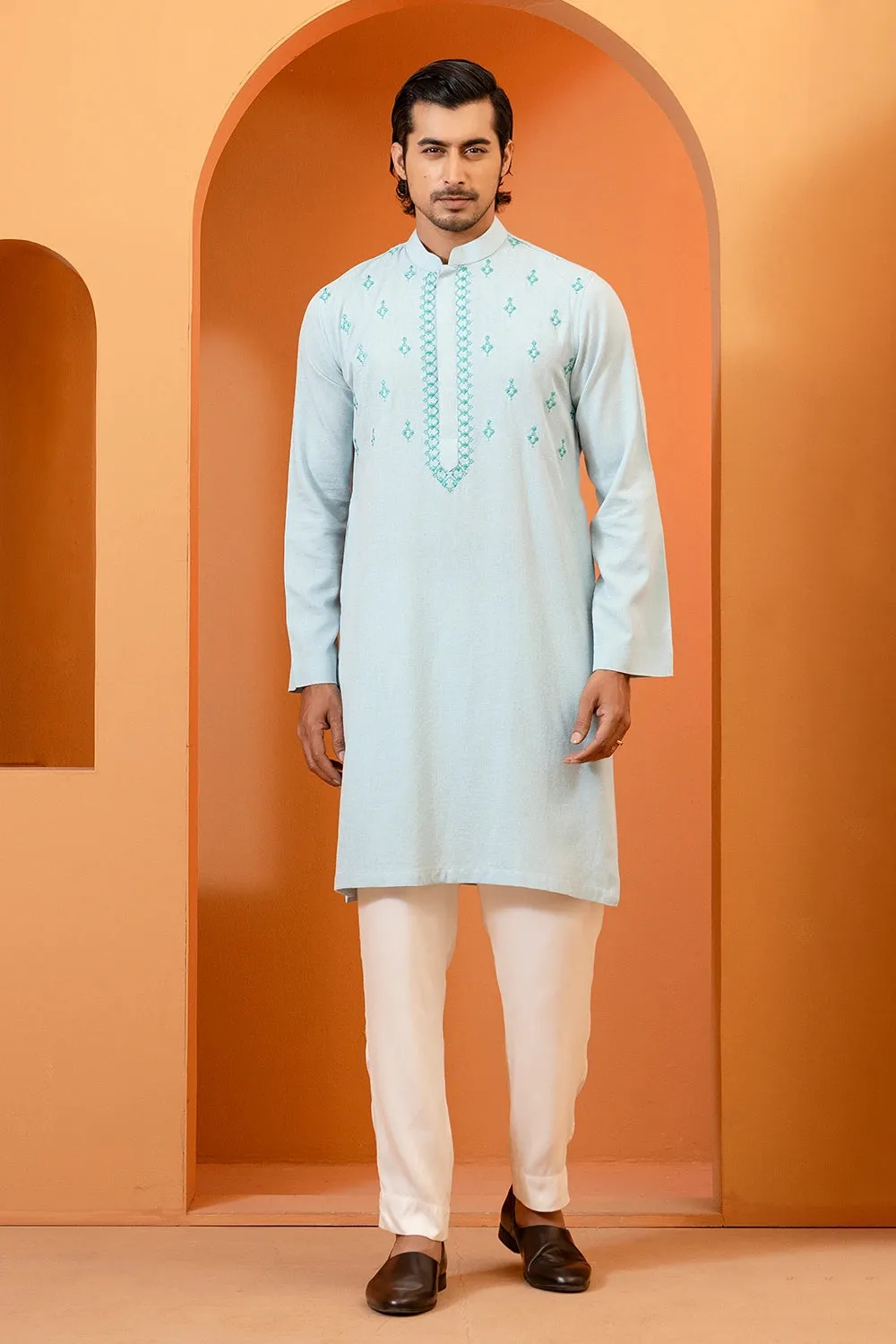 Embroidered  Slim Fit Panjabi