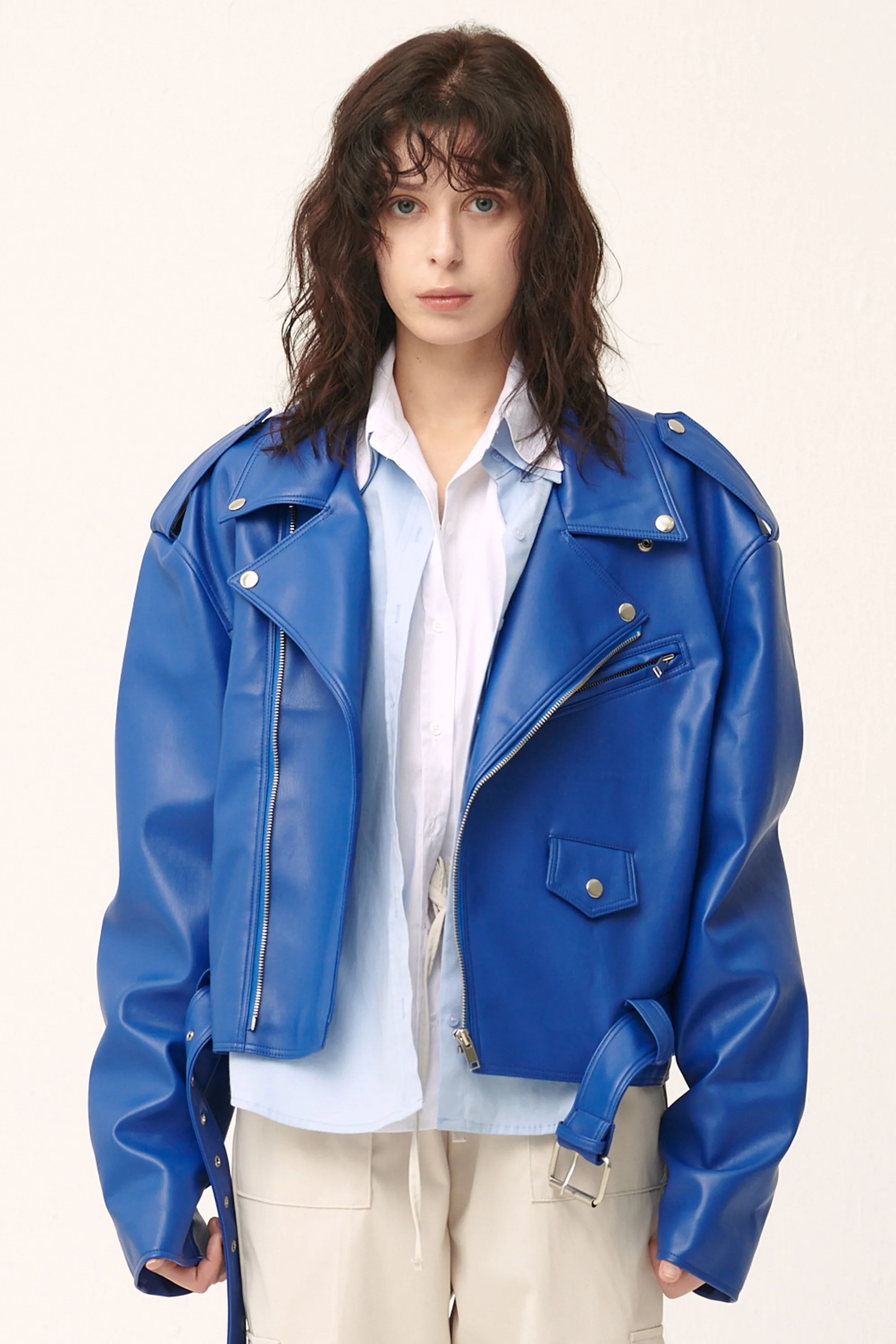 Emma Pleather Rider Jacket