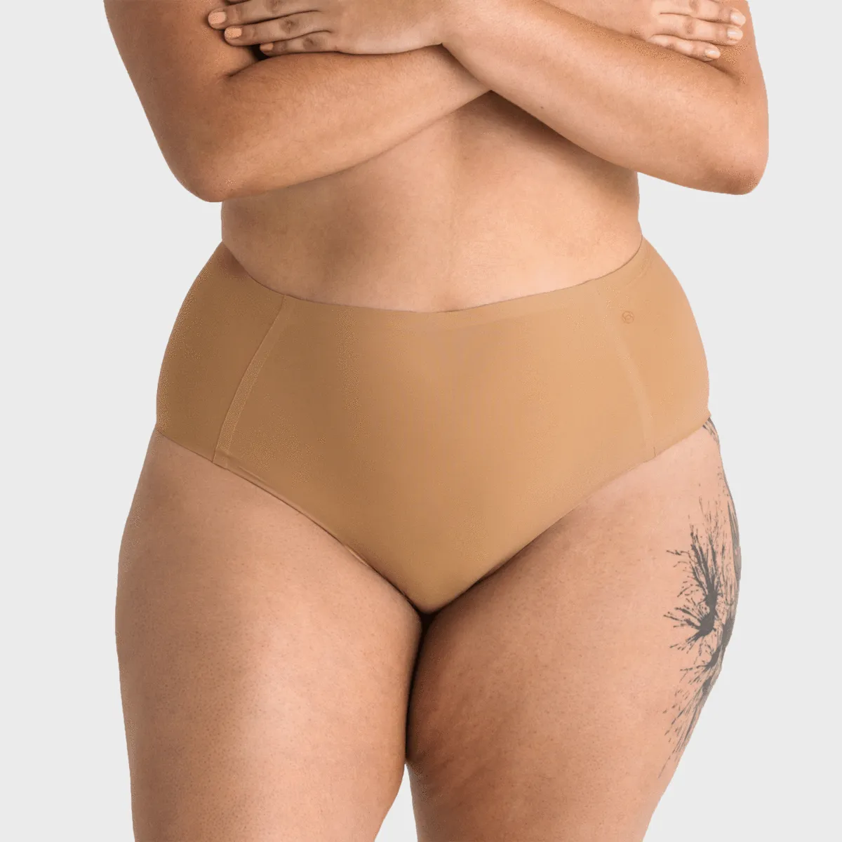 EVELYN BOBBIE SEAMLESS HIGH-WAISTED RETRO BIKINI