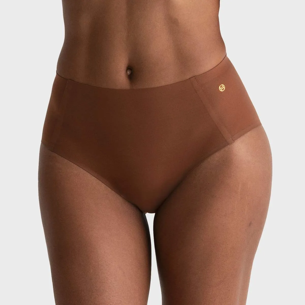 EVELYN BOBBIE SEAMLESS HIGH-WAISTED RETRO BIKINI