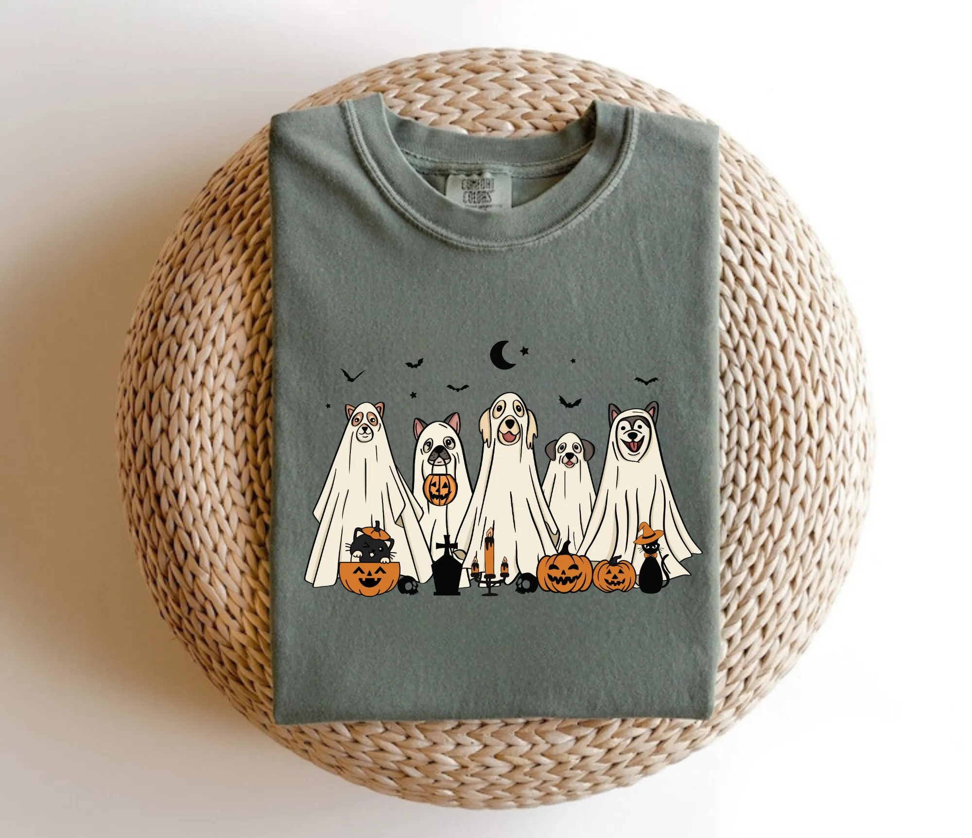 Ghost Dog Shirt | Halloween Dog Shirt