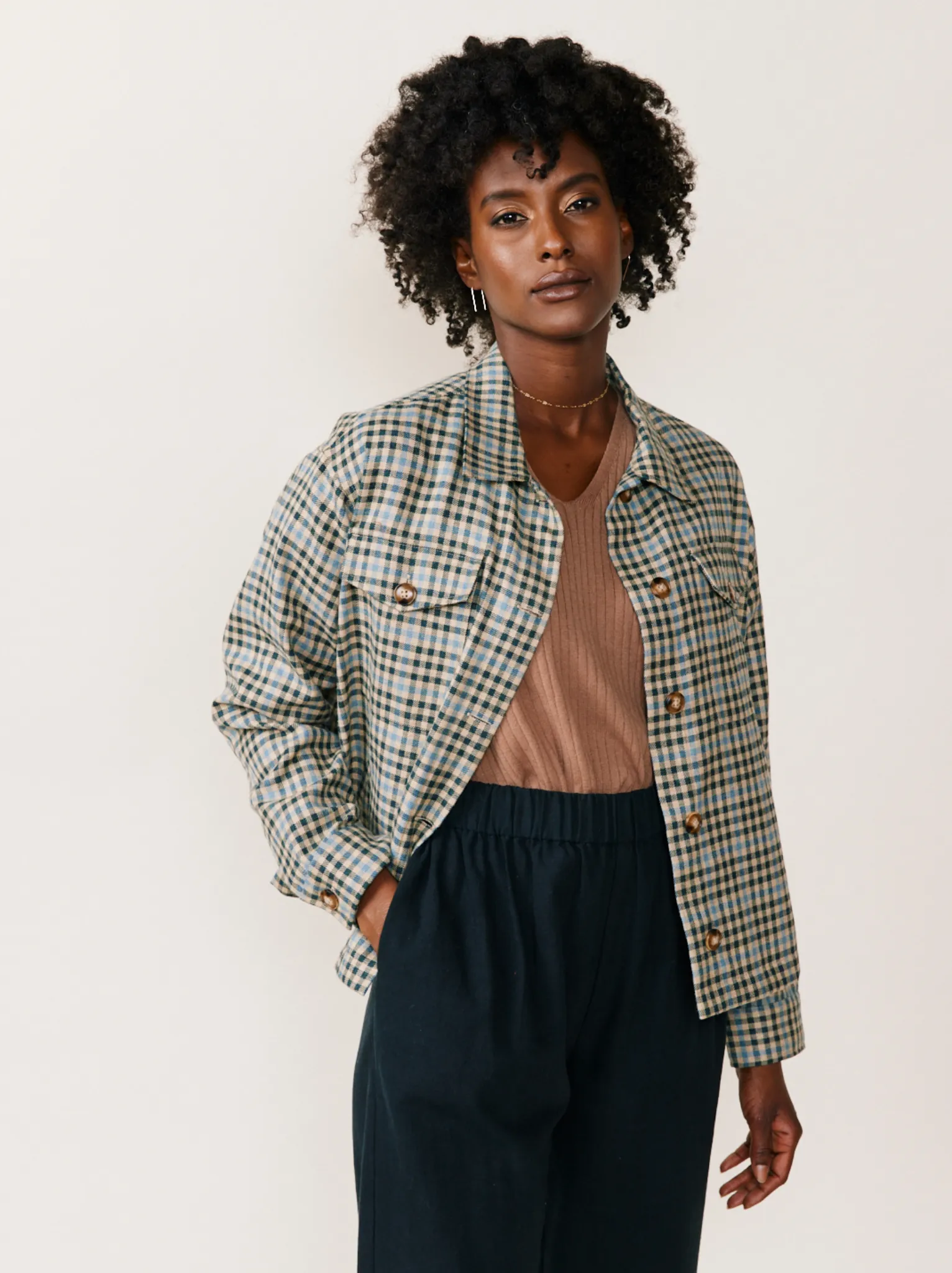 Gianna Plaid Jacket