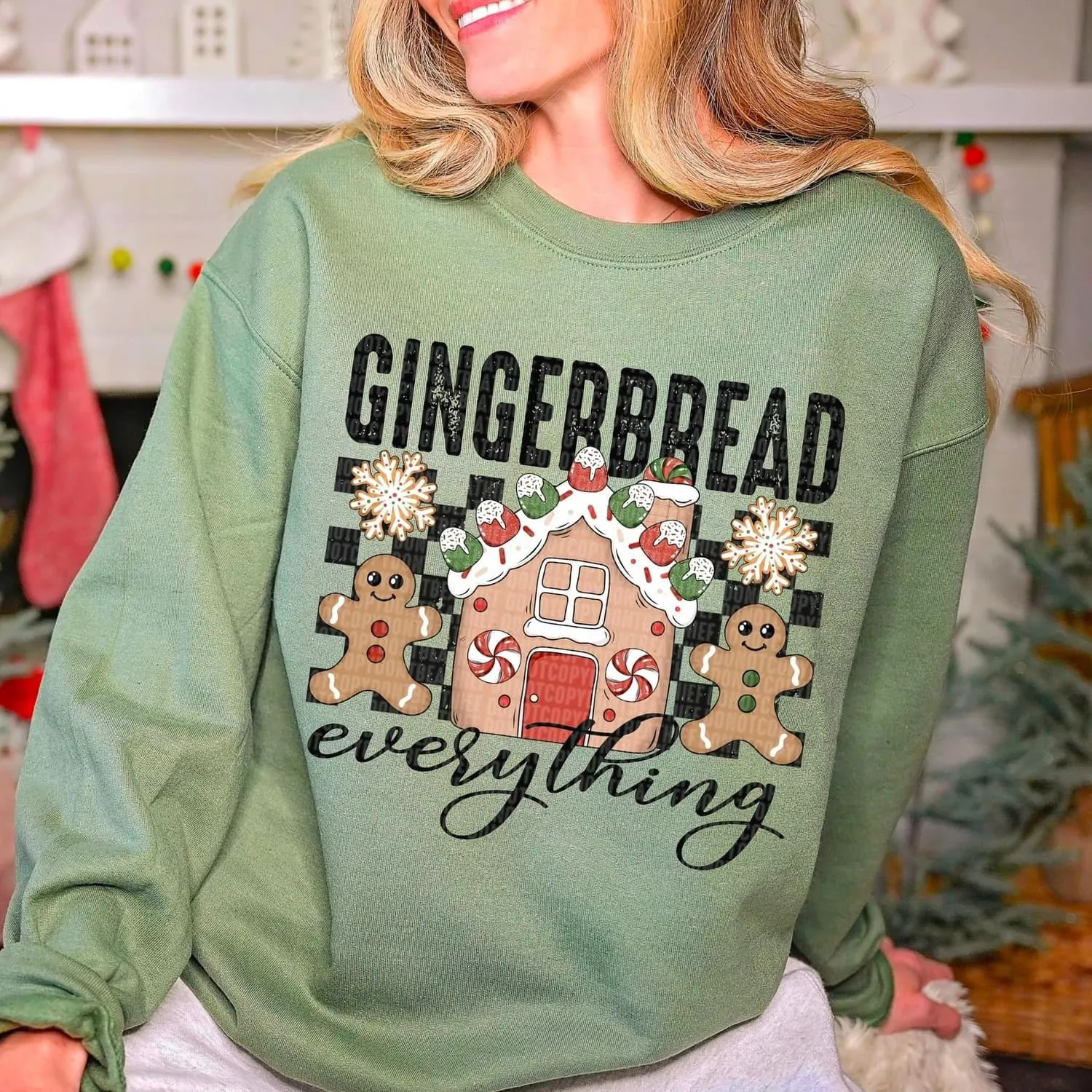 Gingerbread Everything Crewneck