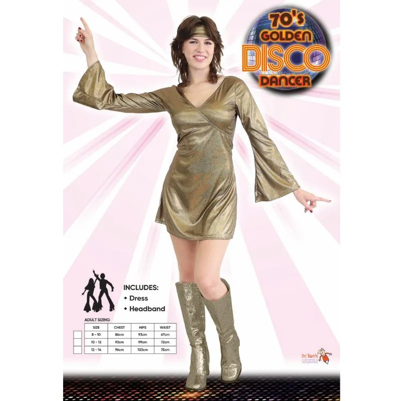 Golden Disco Dancer Dress