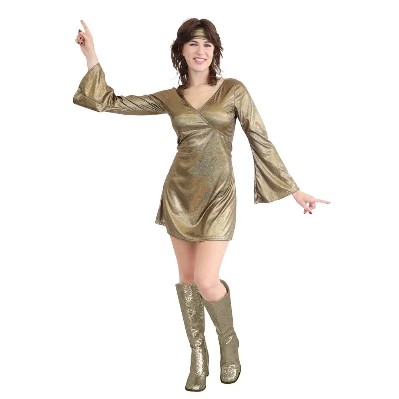 Golden Disco Dancer Dress