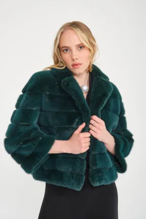 Green Mink Fur Jacket