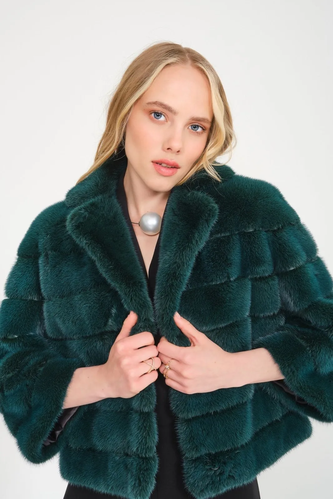 Green Mink Fur Jacket